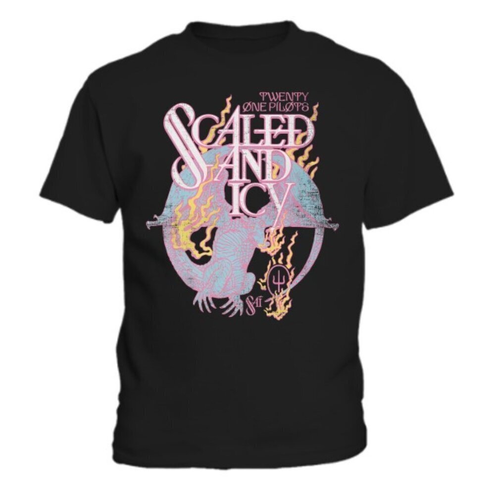 Twenty One Pilots Firebreathe Retro Music Fan Unisex Graphic Tee T-Shirt